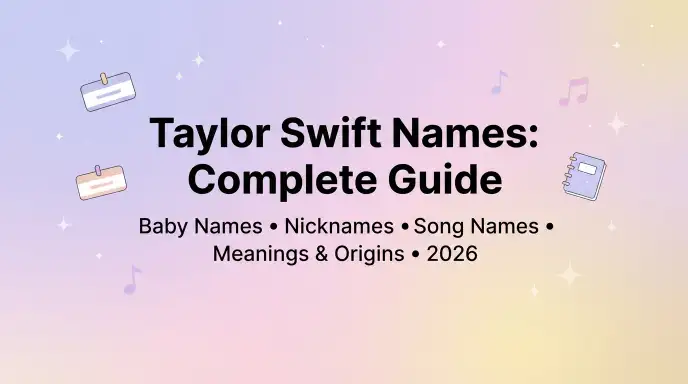 Taylor Swift Names: Complete Guide