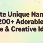 Cute Unique Names